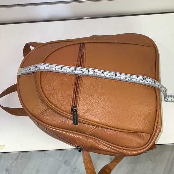 100% Genuine Leather Mini Backpack with adjustable straps - Picture 8 of 8